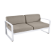 Fermob Bellevie 2-seater Sofa - Grey Taupe