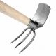 Veldhak en vork met lange steel  6014-328030